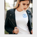 Mission Santé - petit logo bleu (T-Shirt Femme)