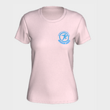 Mission Santé - petit logo bleu (T-Shirt Femme)