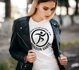 Mission Santé - gros logo noir - (T-Shirt Femme)