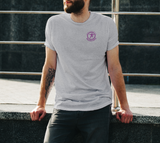 Mission Santé - petit logo mauve (T-Shirt Unisexe)