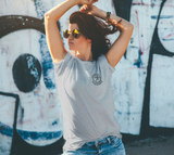 Mission Santé - petit logo Noir (T-Shirt Unisexe)