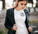 Mission Santé - petit logo noir (T-Shirt Femme)