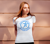 Mission Santé - gros logo bleu (T-Shirt Femme)