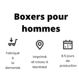 Boxers bleus - Homme - 3, 2, 1, GO - Tonus
