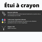 Étui à crayon TONUS - Jaune