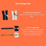 Étui range-tout - MISSION SANTÉ un mode de vie - bleu marin