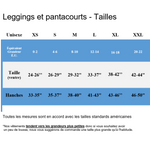 Legging noir avec gros logo Mission Santé et ligne brossée