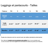 Legging noir avec gros logo Mission Santé et ligne brossée