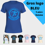 Mission Santé - gros logo bleu (T-Shirt Femme)
