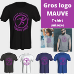 Mission Santé - gros logo mauve (T-Shirt Unisexe)