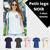Mission Santé - petit logo noir (T-Shirt Femme)