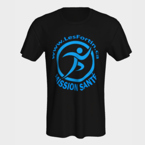 Mission Santé - gros logo bleu (T-Shirt Unisexe)