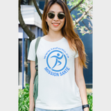 Mission Santé - gros logo bleu (T-Shirt Femme)