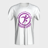 Mission Santé - gros logo mauve (T-Shirt Unisexe)