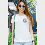 Mission Santé - petit logo noir (T-Shirt Femme)