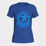 Mission Santé - gros logo bleu (T-Shirt Femme)