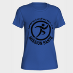 Mission Santé - gros logo noir - (T-Shirt Femme)