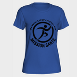 Mission Santé - gros logo noir - (T-Shirt Femme)