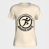 Mission Santé - gros logo noir - (T-Shirt Femme)