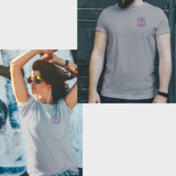 Mission Santé - petit logo mauve (T-Shirt Unisexe)