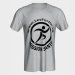Mission Santé - gros logo Noir (T-Shirt Unisexe)
