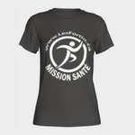 Mission Santé - gros logo blanc (T-Shirt Femme)