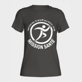 Mission Santé - gros logo blanc (T-Shirt Femme)