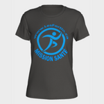 Mission Santé - gros logo bleu (T-Shirt Femme)