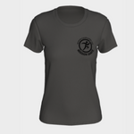 Mission Santé - petit logo noir (T-Shirt Femme)