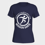 Mission Santé - gros logo blanc (T-Shirt Femme)