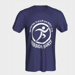 Mission Santé - gros logo blanc (T-Shirt Unisexe)