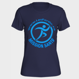 Mission Santé - gros logo bleu (T-Shirt Femme)