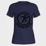 Mission Santé - gros logo noir - (T-Shirt Femme)