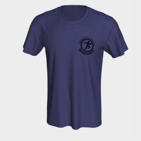 Mission Santé - petit logo Noir (T-Shirt Unisexe)