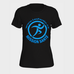Mission Santé - gros logo bleu (T-Shirt Femme)