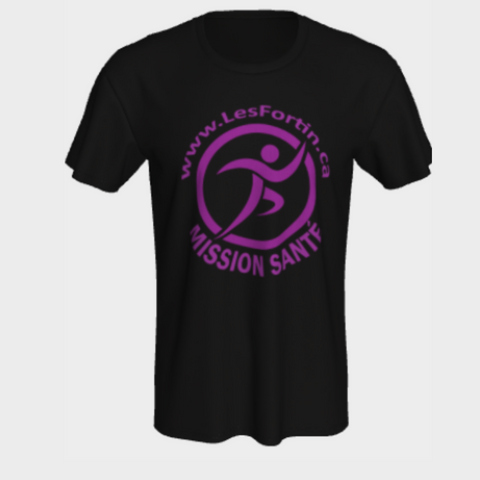 Mission Santé - gros logo mauve (T-Shirt Unisexe)