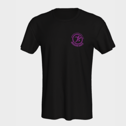 Mission Santé - petit logo mauve (T-Shirt Unisexe)