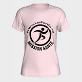 Mission Santé - gros logo noir - (T-Shirt Femme)