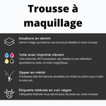 Trousse à maquillage - TONUS bleu foncé