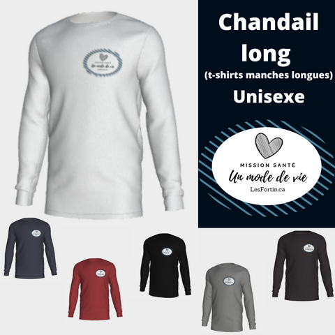 T-Shirt à manches longues Unisexe - Mode de vie - Logo GN